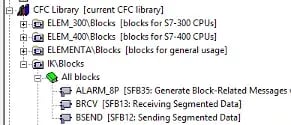 Step 5- In PCS7, find the BRCV block in the CFC Library.