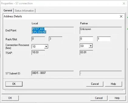 Step 9- Complete the Address Details to exactly match those on the Partner side of the connection.